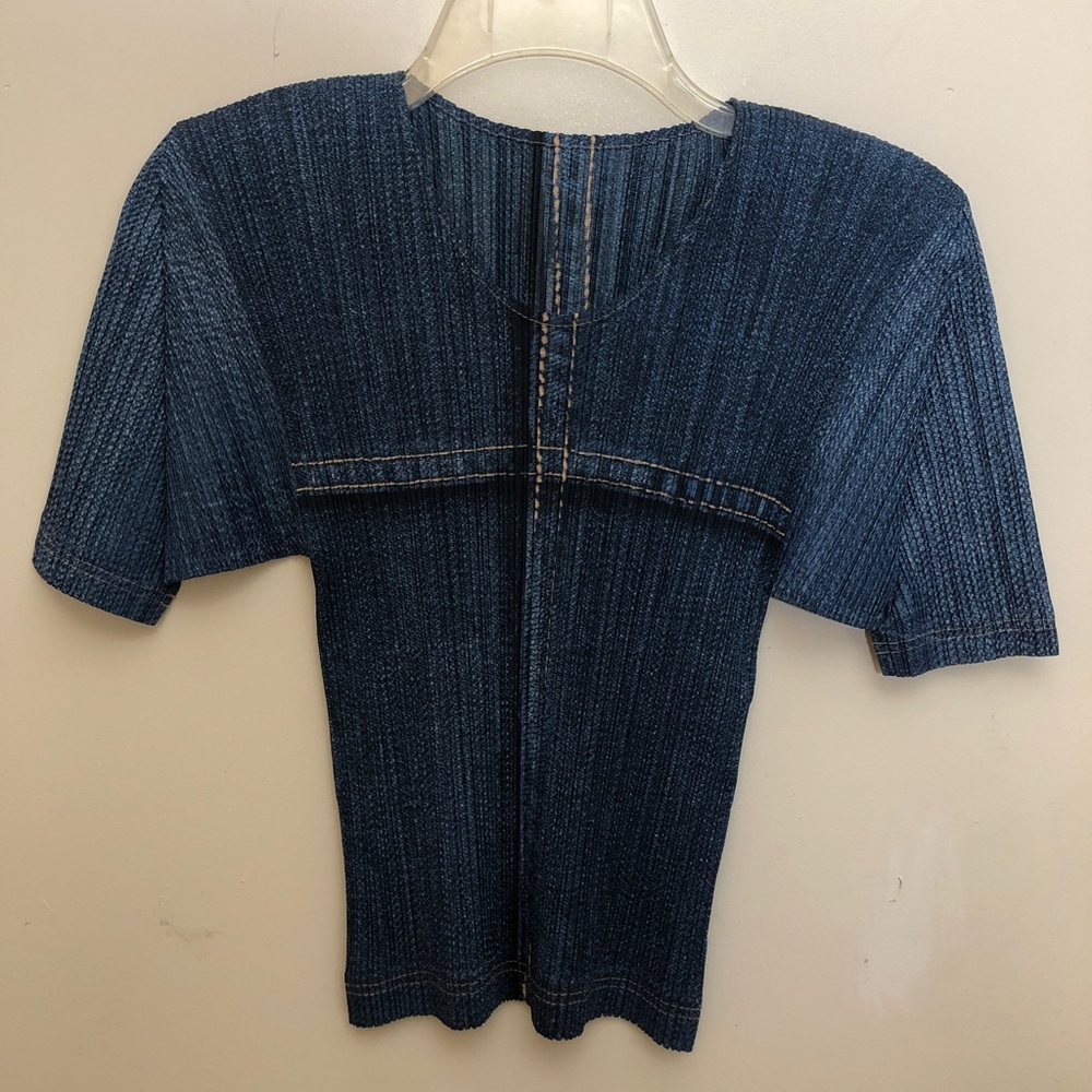 Issey Miyake Denim Illusion Top
